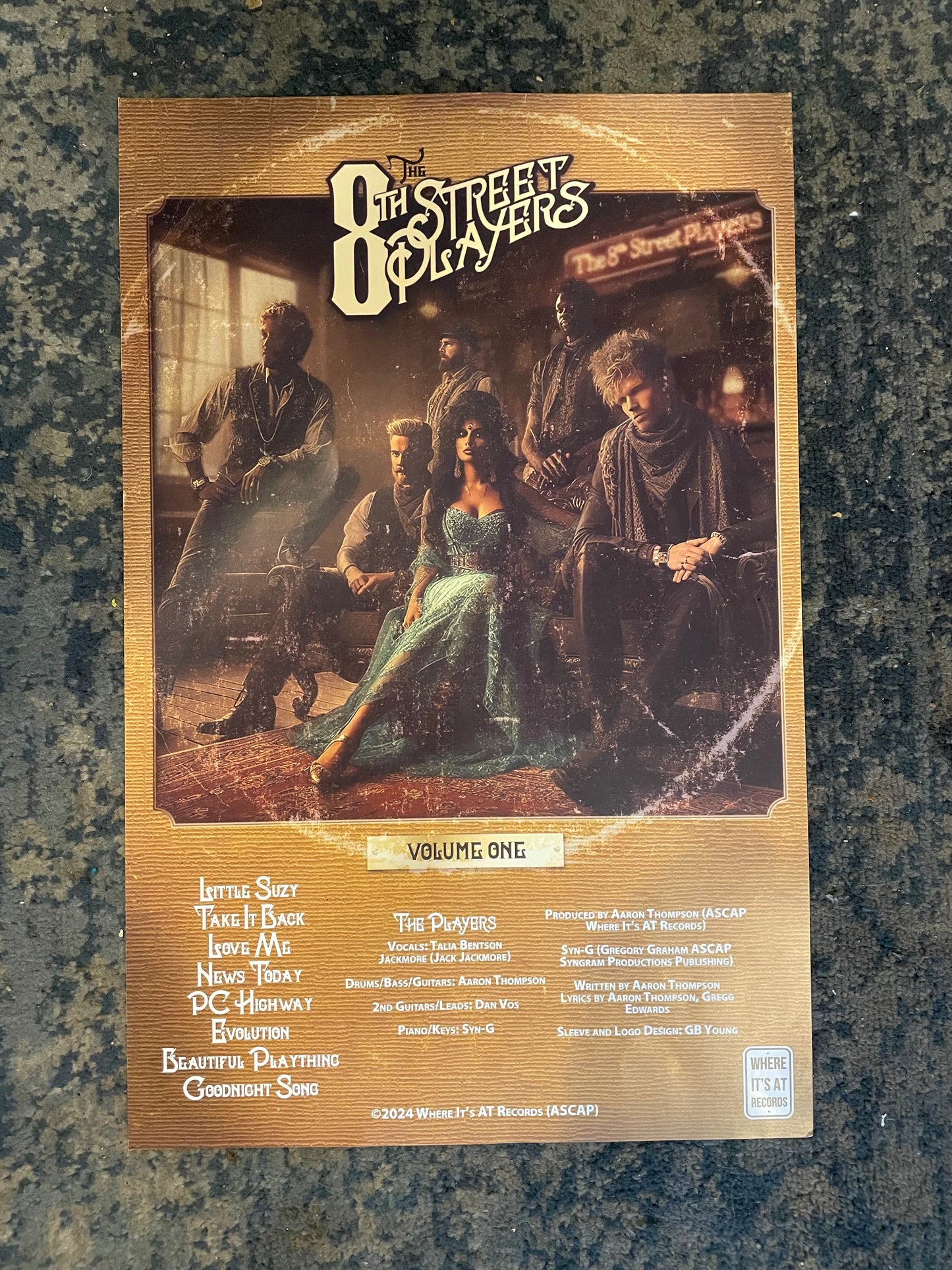 Old-school CD, Poster and 2 stickers